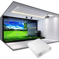 Golf Impac Screen - Màn chiếu phòng golf 3D, Bạt màn hình golf 3D- Luxury Type